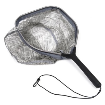A&M N10 Landing Net Rubber Coated Grey